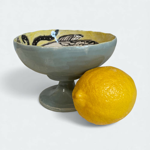 Coupelle avec poulpe et poissons | EMPREINTES Paris - EMPREINTES Paris