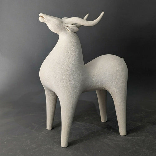 Sculpture Gazelle Blanche Collection Singing | EMPREINTES Paris - EMPREINTES Paris