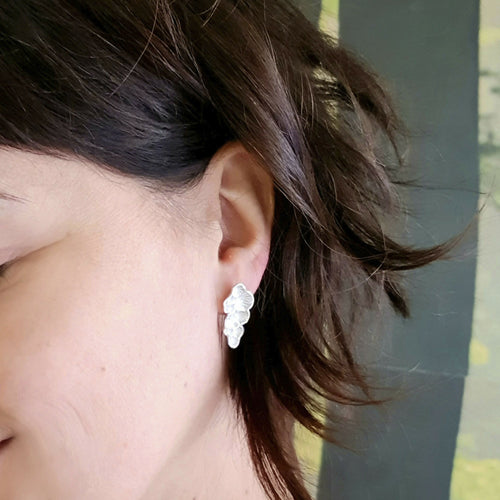 Grandes puces Corail en argent massif recyclé | EMPREINTES Paris - EMPREINTES Paris