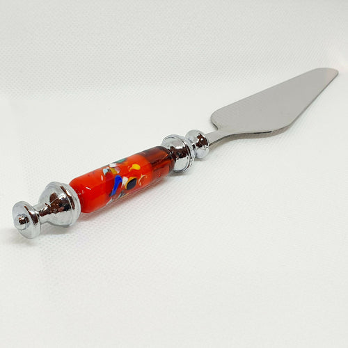 Pelle à tarte en verre de Murano couleurs multivitaminés | EMPREINTES Paris - EMPREINTES Paris