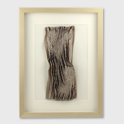 tableau_textile_encadre_oscillations_taupe_a3_floriane_schmitt_studio copie | EMPREINTES Paris - EMPREINTES Paris