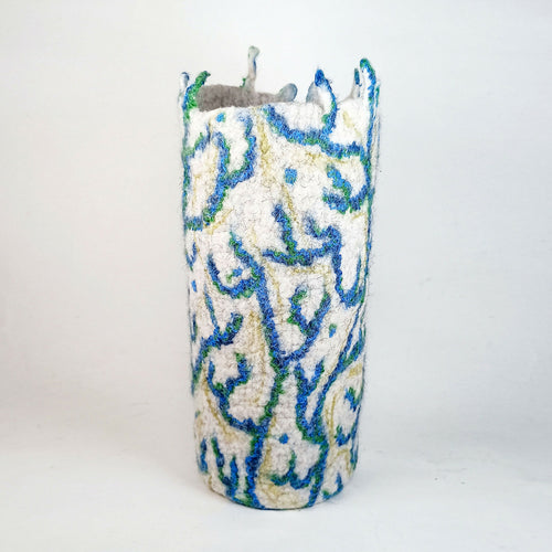 vase_haut_algues_bleuvert_en_feutre_de_laine_atelier_lanzetta copie | EMPREINTES Paris - EMPREINTES Paris