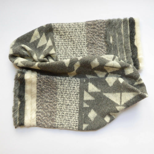 Écharpe hivernale - gris glacier | EMPREINTES Paris - EMPREINTES Paris