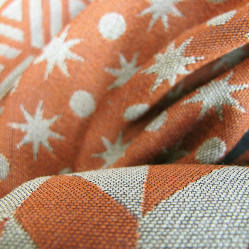 echarpe_maxi_laine_soie_orange_sable_planetarium_sophie_guyot_soieries copie | EMPREINTES Paris - EMPREINTES Paris