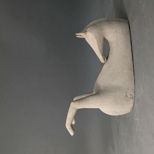 Sculpture Murale Cheval Gris | EMPREINTES Paris - EMPREINTES Paris