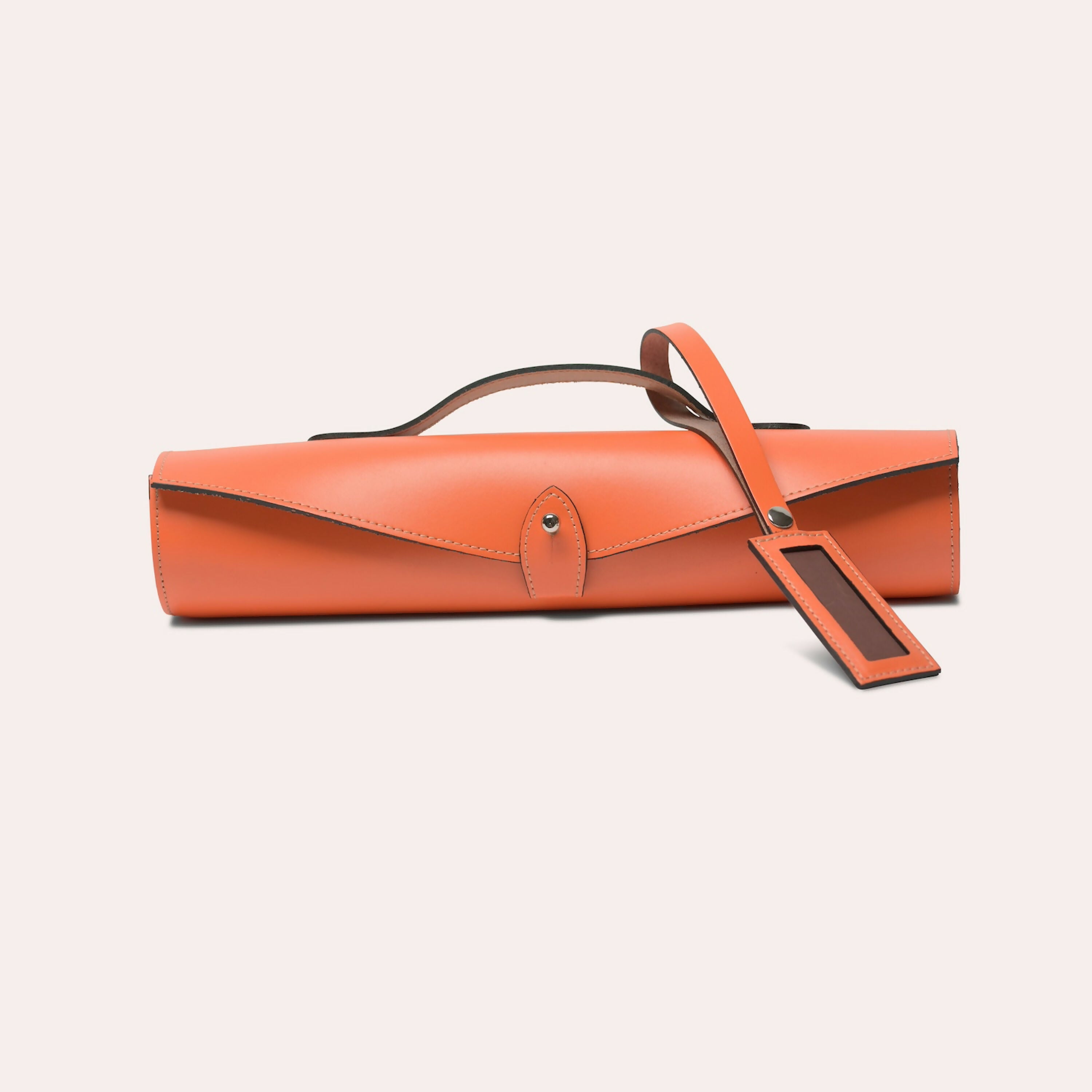 Trousse à feu en cuir orange | EMPREINTES Paris