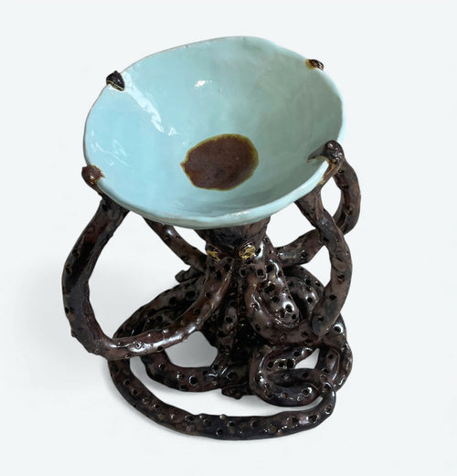 Coupe au poulpe caryatide bronze | EMPREINTES Paris - EMPREINTES Paris