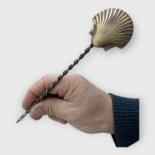 porte-plume, coquille, Saint-Jacques, coquillage, religieux, art déco, art nouveau, cadeau homme, instrument écriture, cadeau bureau, accèssoire bureau, objet collection, plume écrivain | EMPREINTES Paris - EMPREINTES Paris