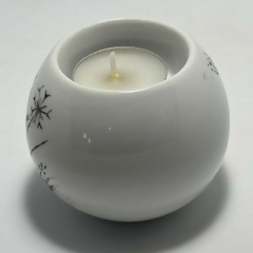 Bougeoir boule HERBES ET FLEURS CHAMPETRES 2 | EMPREINTES Paris - EMPREINTES Paris