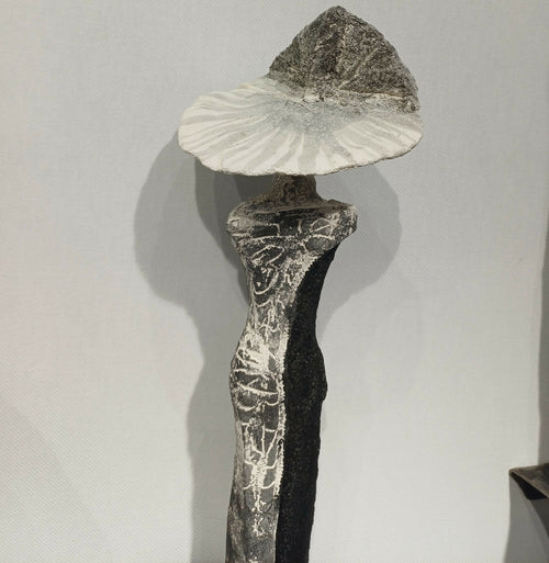 Silhouette féminine en céramique et encre de chine | EMPREINTES Paris - EMPREINTES Paris