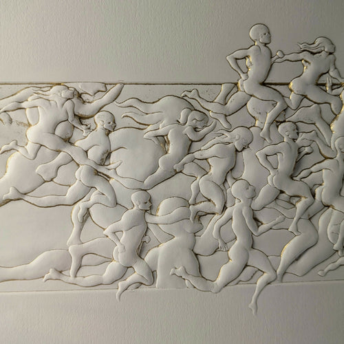 Estampe d'art - La Course II - Version rehausse de dorure | EMPREINTES Paris - EMPREINTES Paris