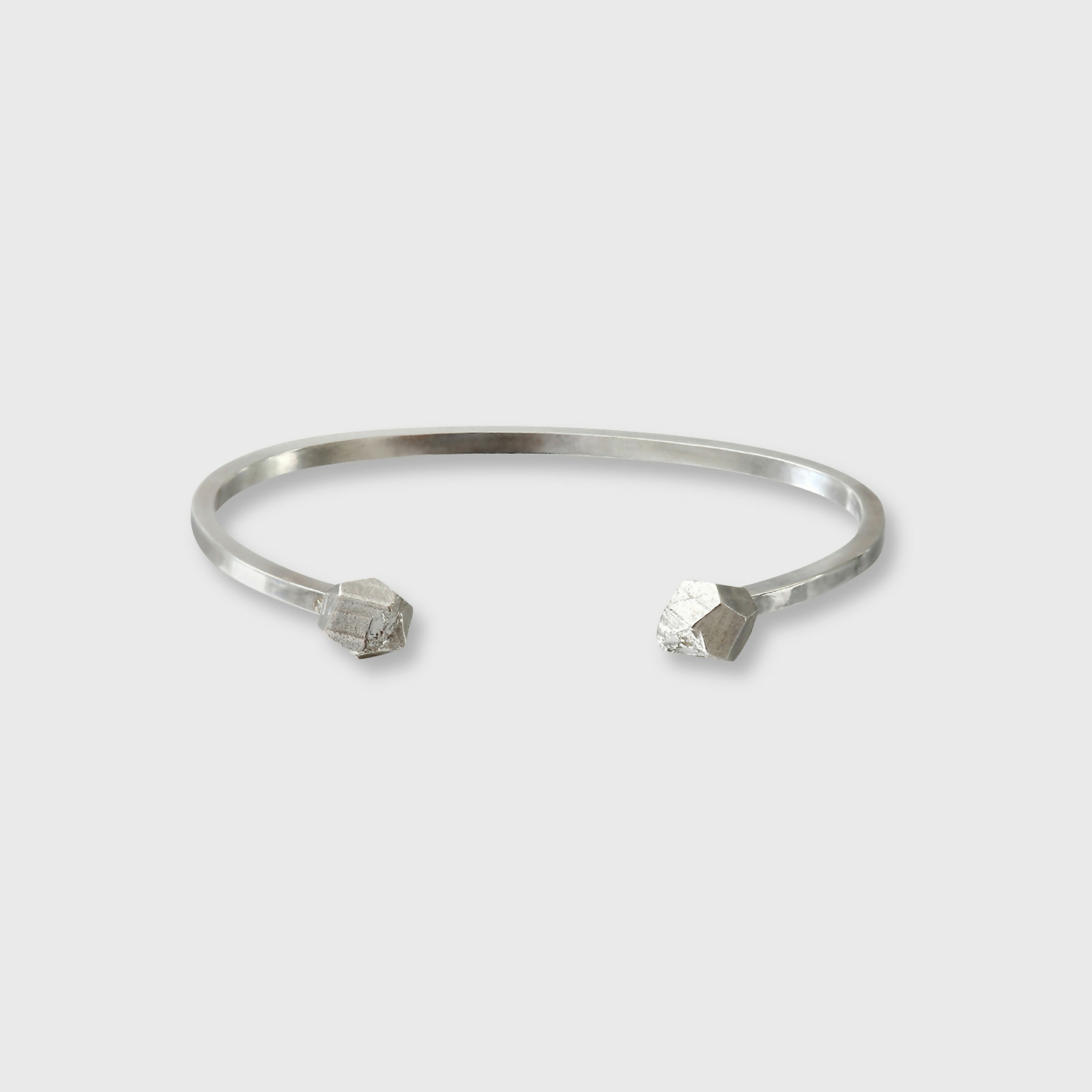 Jonc Pyrite Argent - bazalte copie | EMPREINTES Paris