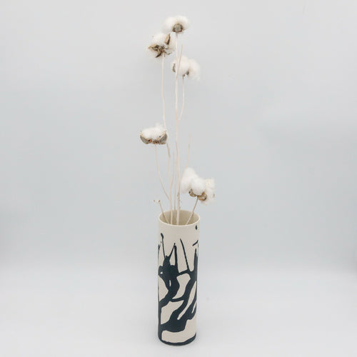 vase_cylindrique_noir_et_blanc_sylvie_godart copie | EMPREINTES Paris - EMPREINTES Paris