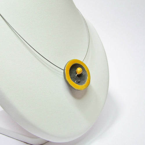 Collier Miro Coupelle Jaune | EMPREINTES Paris - EMPREINTES Paris