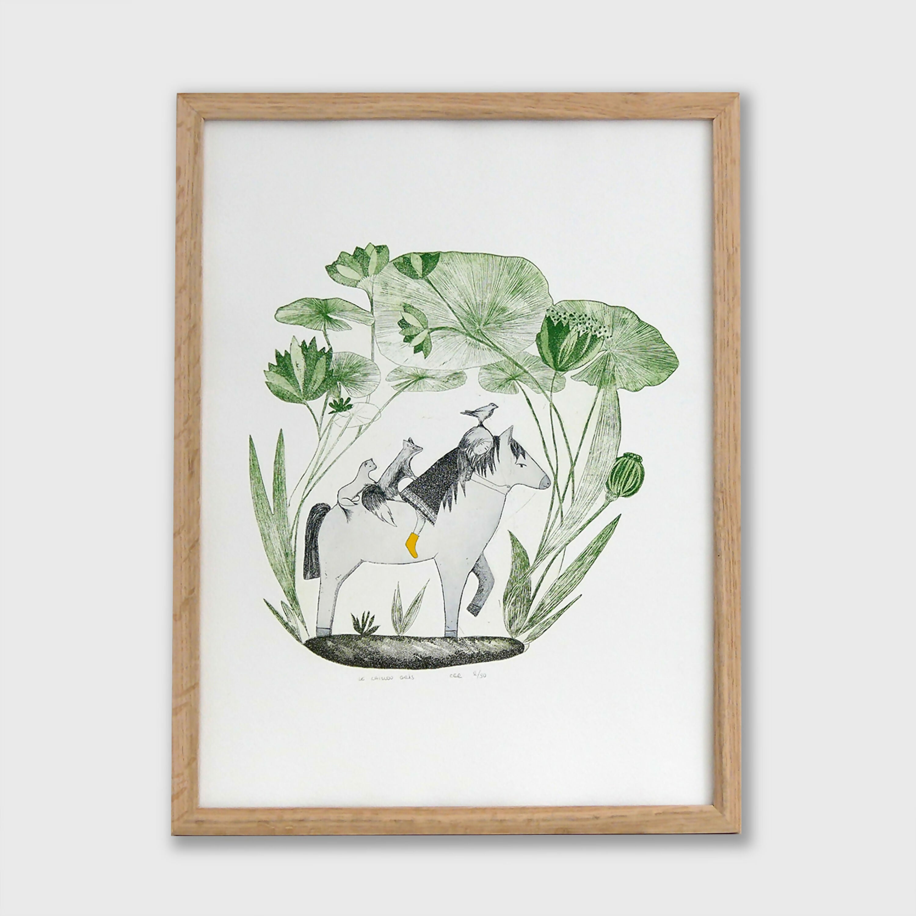 Estampe Le caillou gris | EMPREINTES Paris