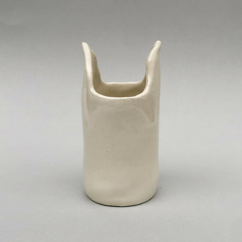 Vase Espionne blanc, petit modèle | EMPREINTES Paris - EMPREINTES Paris