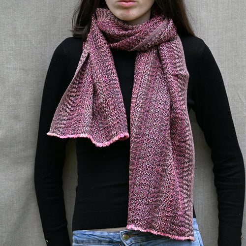 echarpe_rose_antique_creation_tissages_francois_vieillard copie | EMPREINTES Paris - EMPREINTES Paris