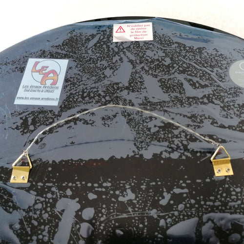 Miroir en émail sur cuivre - Départ pour Mars | EMPREINTES Paris - EMPREINTES Paris