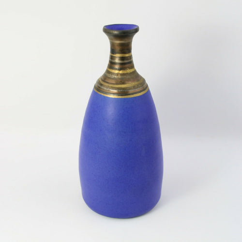 Solifore en grès avec email bleu Egyptien | EMPREINTES Paris - EMPREINTES Paris