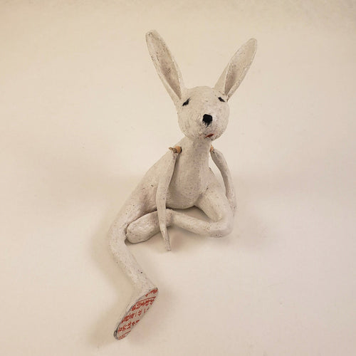 Sculpture papier Le lapin blanc | EMPREINTES Paris - EMPREINTES Paris