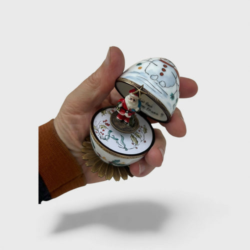 Boite à musique de Noël bonhomme de neige | EMPREINTES Paris - EMPREINTES Paris