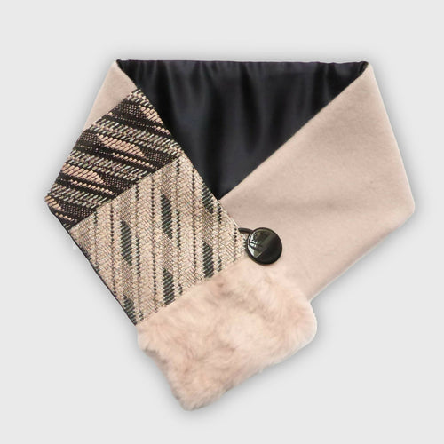 Col en laine rose pâle | EMPREINTES Paris - EMPREINTES Paris