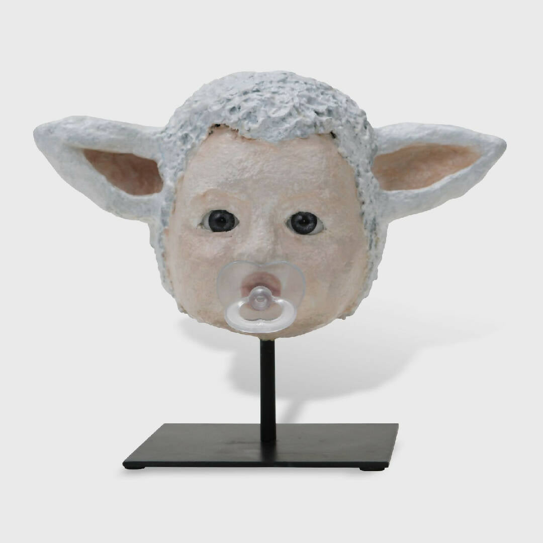 Mouton en papier mâché - Baby lamb | EMPREINTES Paris