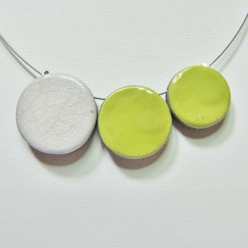 Collier Trio Plat vert | EMPREINTES Paris - EMPREINTES Paris