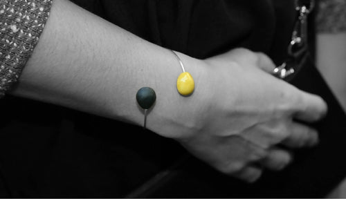 Bracelet gouttes d'eau à mémoire de forme | EMPREINTES Paris - EMPREINTES Paris