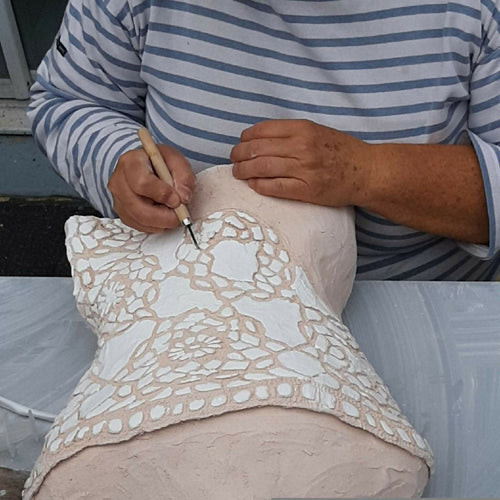 sculpture_noir_et_or_marie_juge_sculpteur_raku copie | EMPREINTES Paris - EMPREINTES Paris