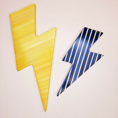 Série Mini Pop - Eclair rayures bleu marine et blanc | EMPREINTES Paris - EMPREINTES Paris