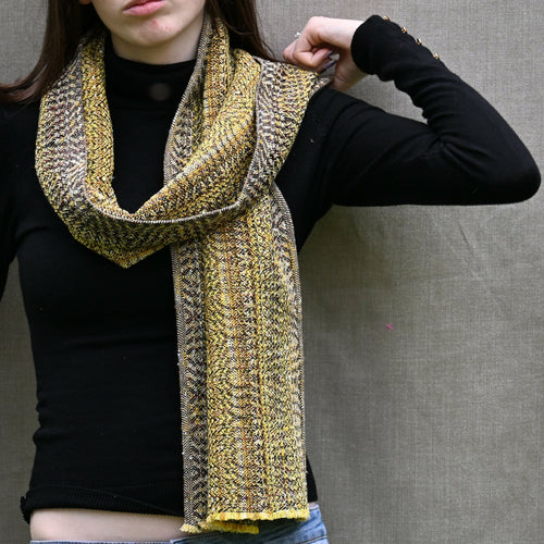 echarpe_jaune_anis_creation_tissages_francois_vieillard copie | EMPREINTES Paris - EMPREINTES Paris