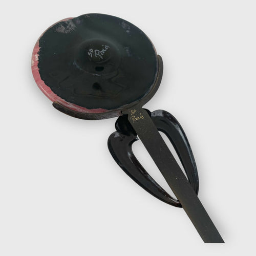 ouvre-lettres rouge et or, francs-maçons, art antique, cadeau collection decoration franc maçonique, cadeau homme, cristal made in France, Stephane Dunoyer creations, coupe papier bureau, piece unique | EMPREINTES Paris - EMPREINTES Paris