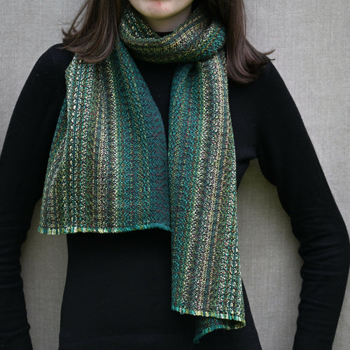 echarpe_vert_fonce_creation_tissages_francois_vieillard copie | EMPREINTES Paris - EMPREINTES Paris