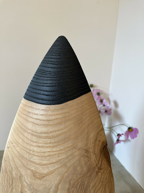 Sculpture Amande Noir Naturel | EMPREINTES Paris - EMPREINTES Paris