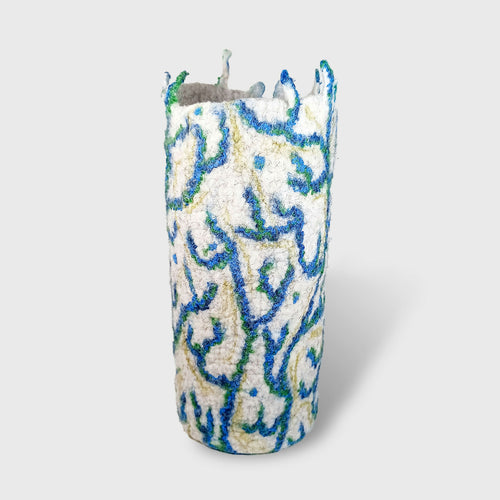 vase_haut_algues_bleuvert_en_feutre_de_laine_atelier_lanzetta copie | EMPREINTES Paris - EMPREINTES Paris