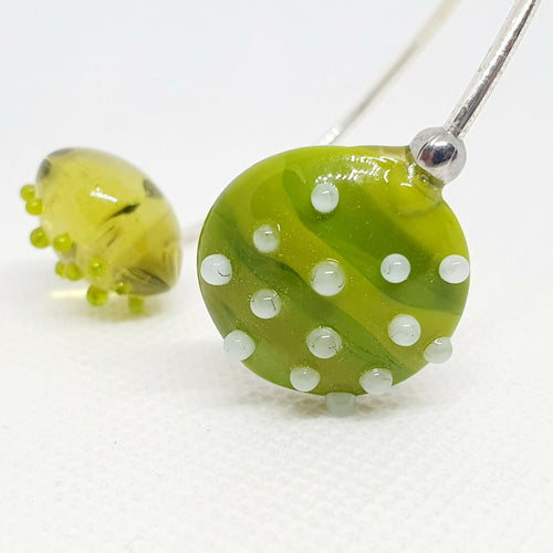 Bracelet jonc en verre couleur verte | EMPREINTES Paris - EMPREINTES Paris