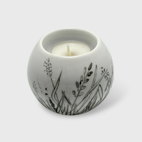 Bougeoir boule HERBES ET FLEURS CHAMPETRES 3 | EMPREINTES Paris - EMPREINTES Paris