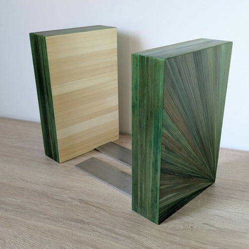 duo_de_serre_livres_avec_marqueterie_de_paille_verte_jerome_ebenisterie copie | EMPREINTES Paris - EMPREINTES Paris