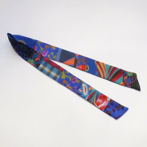 mini_bandeau_soie_mix_print_bleu_maya_hochman copie | EMPREINTES Paris - EMPREINTES Paris