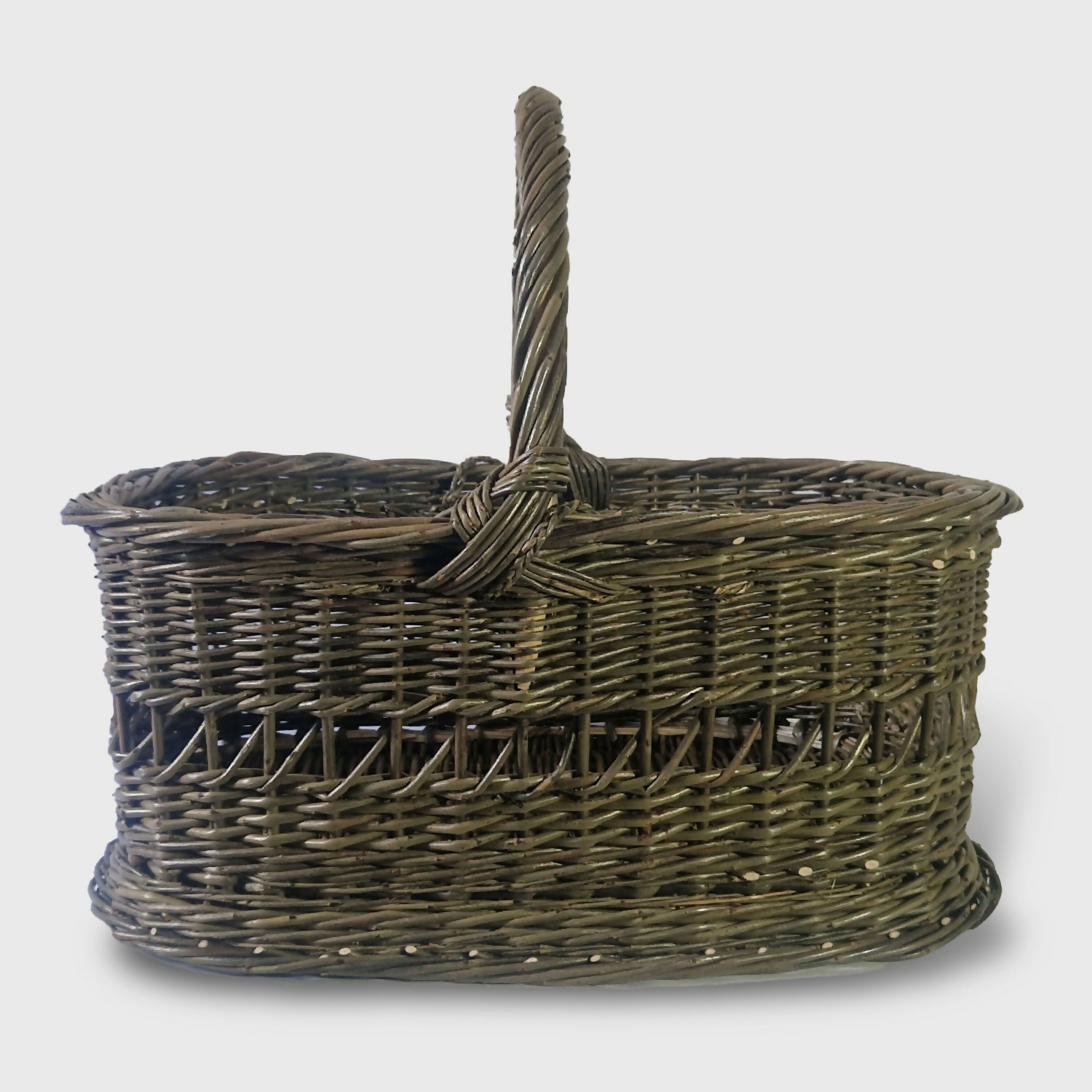 Panier à provision en osier brut | EMPREINTES Paris