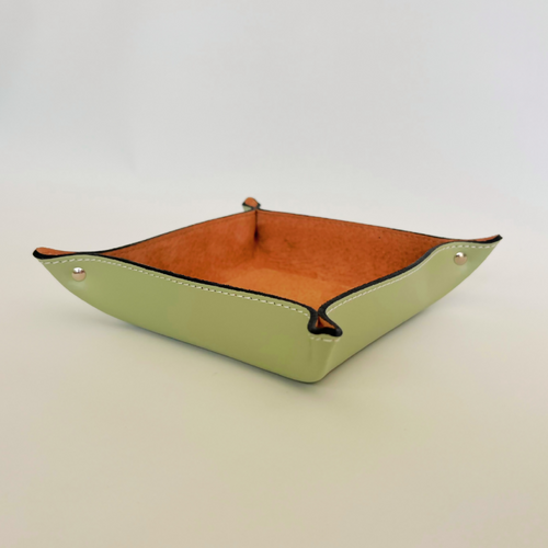 vide_poche_carre_en_cuir_vert_lichen_midipy copie | EMPREINTES Paris - EMPREINTES Paris