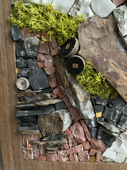 tableau_bois_mosaique_cupules_guislaine_carrier copie | EMPREINTES Paris - EMPREINTES Paris