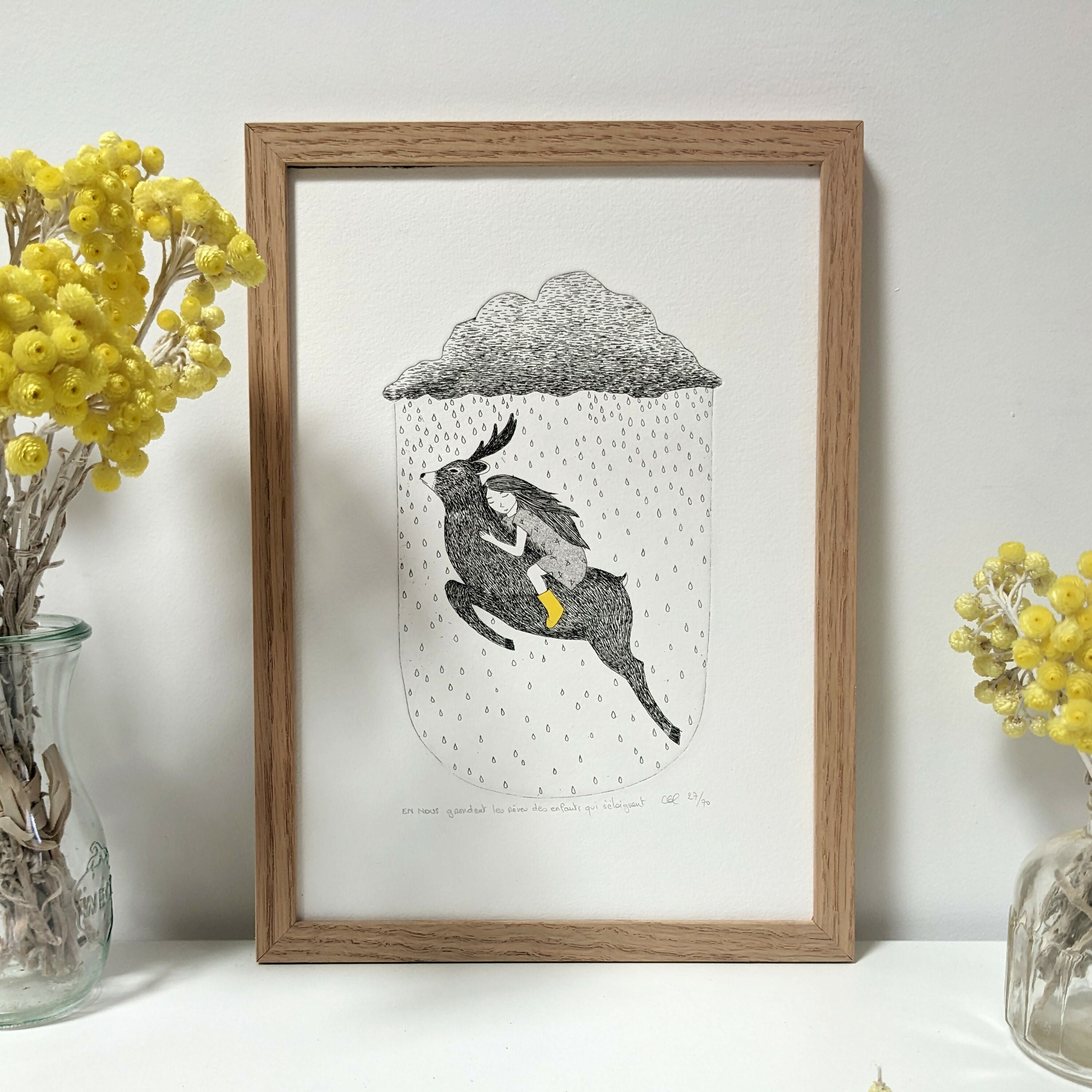 Estampe EN NOUS, les rêves | EMPREINTES Paris