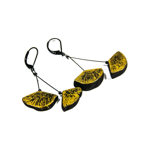 Boucles d’oreilles KURO-FULI-KIN-TENCHI-GINKO | EMPREINTES Paris - EMPREINTES Paris