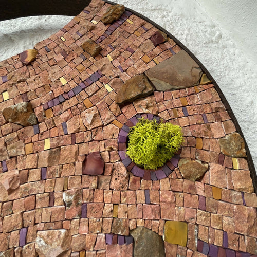 tableau_vegetal_mosaique_ocre_guislaine_carrier copie | EMPREINTES Paris - EMPREINTES Paris