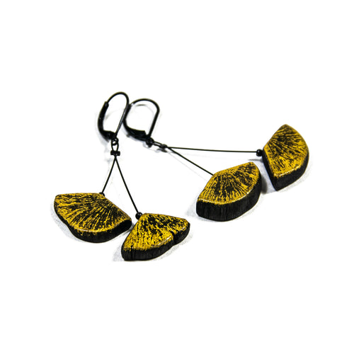 Boucles d’oreilles KURO-FULI-KIN-TENCHI-GINKO | EMPREINTES Paris - EMPREINTES Paris