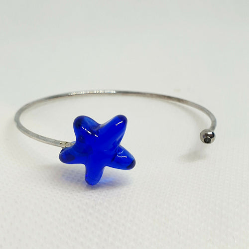 Bracelet jonc Etoile bleu nuit | EMPREINTES Paris - EMPREINTES Paris