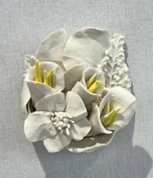 Composition murale en porcelaine - florale | EMPREINTES Paris - EMPREINTES Paris