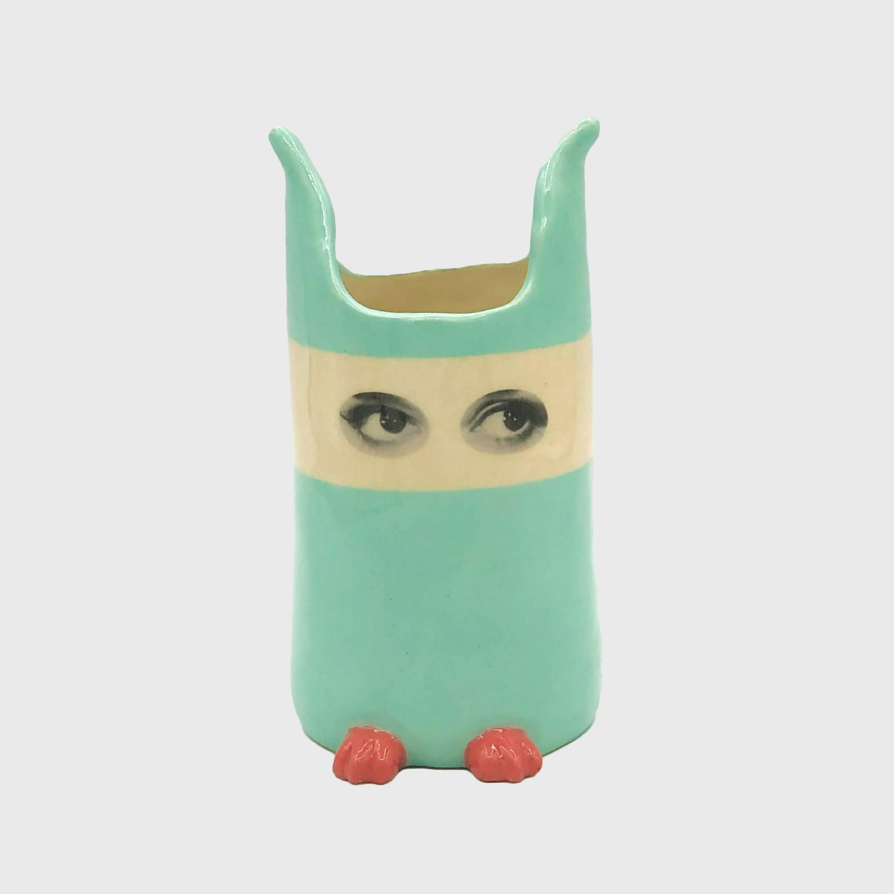 Vase Espionne jade à bandeau, petit modèle | EMPREINTES Paris